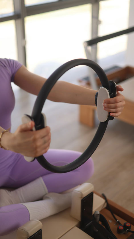 Ομαδικό μάθημα Pilates Reformer στο PowerSpot